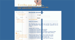 Desktop Screenshot of escriboporescribir.blogspot.com