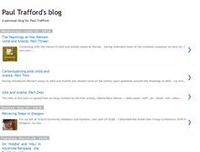 Tablet Screenshot of paultrafford.blogspot.com