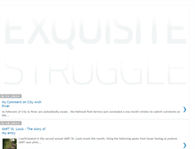 Tablet Screenshot of exquisitestruggle.blogspot.com