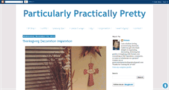 Desktop Screenshot of particularlypracticallypretty.blogspot.com