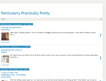 Tablet Screenshot of particularlypracticallypretty.blogspot.com