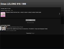 Tablet Screenshot of emas916lelong.blogspot.com