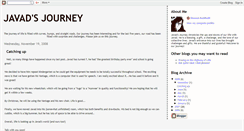 Desktop Screenshot of javadsjourney.blogspot.com