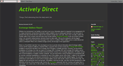 Desktop Screenshot of activelydirect.blogspot.com