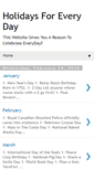 Mobile Screenshot of holidays-foreveryday.blogspot.com