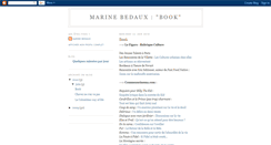 Desktop Screenshot of marine-bedaux-book.blogspot.com