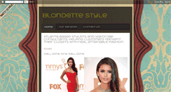 Desktop Screenshot of blondettestyle.blogspot.com