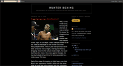 Desktop Screenshot of hunterboxing.blogspot.com