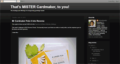 Desktop Screenshot of mrcardmaker.blogspot.com