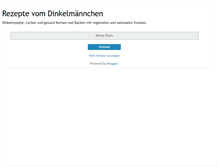 Tablet Screenshot of dinkelmaennchen.blogspot.com