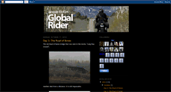 Desktop Screenshot of globalrider.blogspot.com