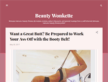 Tablet Screenshot of beautywonkette.blogspot.com