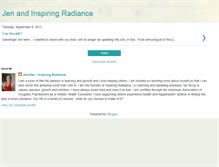 Tablet Screenshot of inspiringradiance.blogspot.com