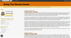 Desktop Screenshot of bringthestoneshome.blogspot.com