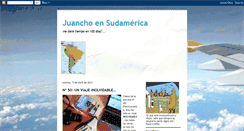 Desktop Screenshot of juanchoensudamerica.blogspot.com