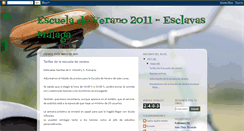 Desktop Screenshot of escuelaverano2011.blogspot.com