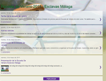 Tablet Screenshot of escuelaverano2011.blogspot.com