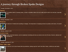 Tablet Screenshot of brokenspokedesigns.blogspot.com