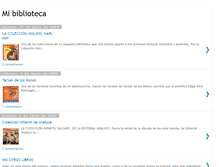 Tablet Screenshot of mibiblioteca-donjorge.blogspot.com