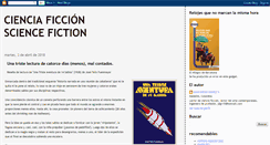 Desktop Screenshot of cienciaficcion-sciencefiction.blogspot.com