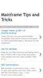 Mobile Screenshot of mainframetipsandtricks.blogspot.com