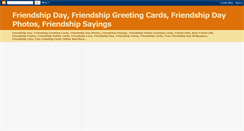 Desktop Screenshot of friendshipday-greetingcard-photo.blogspot.com