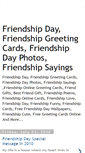 Mobile Screenshot of friendshipday-greetingcard-photo.blogspot.com