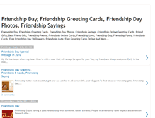 Tablet Screenshot of friendshipday-greetingcard-photo.blogspot.com