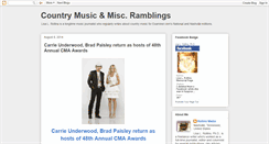 Desktop Screenshot of countrymusiclisa.blogspot.com