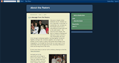 Desktop Screenshot of aboutthepastors.blogspot.com