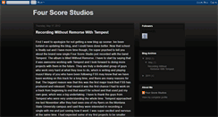 Desktop Screenshot of fourscorestudios.blogspot.com