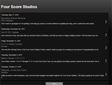 Tablet Screenshot of fourscorestudios.blogspot.com
