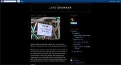 Desktop Screenshot of livegrammar.blogspot.com