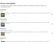 Tablet Screenshot of krisunkoiruuksia.blogspot.com