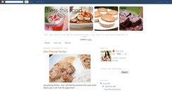 Desktop Screenshot of blessthisfood.blogspot.com