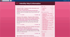 Desktop Screenshot of infertility-solutions.blogspot.com