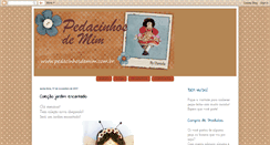 Desktop Screenshot of pedacinhosdemim-daniela.blogspot.com