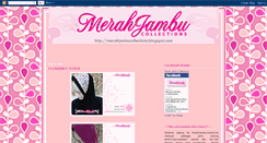 Desktop Screenshot of merahjambucollections.blogspot.com