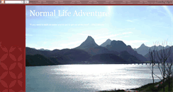 Desktop Screenshot of normallifeadventure.blogspot.com