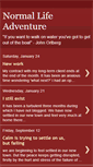 Mobile Screenshot of normallifeadventure.blogspot.com