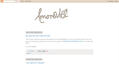 Desktop Screenshot of amorevitaphotography.blogspot.com