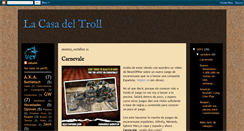 Desktop Screenshot of lacasadeltroll.blogspot.com