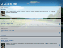 Tablet Screenshot of lacasadeltroll.blogspot.com