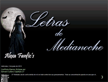 Tablet Screenshot of letrasdemedianoche.blogspot.com