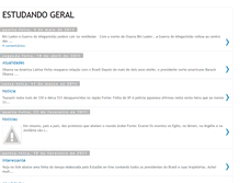 Tablet Screenshot of estudando-geral.blogspot.com