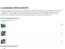 Tablet Screenshot of llamaradasrefulgentes.blogspot.com