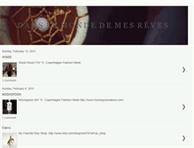 Tablet Screenshot of danslemondedemesreves.blogspot.com