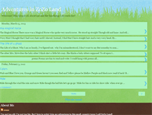 Tablet Screenshot of adventuresinzozoland.blogspot.com