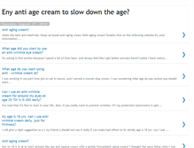 Tablet Screenshot of anti-age-cream.blogspot.com