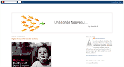 Desktop Screenshot of monde-nouveau-net.blogspot.com